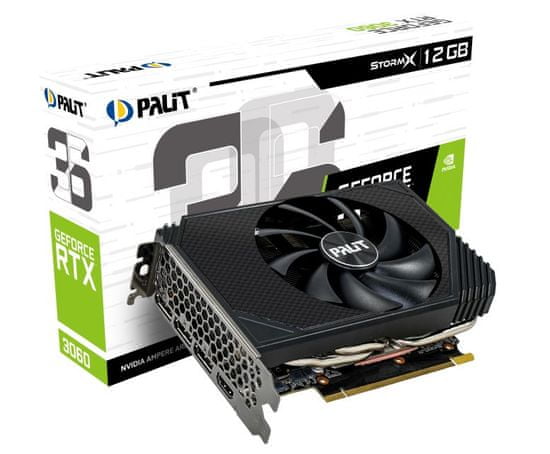 PALiT StormX GeForce RTX 3060 grafična kartica, 12 GB GDDR6 (NE63060019K9-190AF)