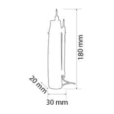 MAXWELL Digitalni multimeter Maxwell pisalo z LED svetilko