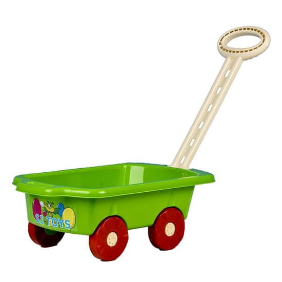 BAYO Voziček za igrače, 45 cm, zelen