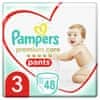 Pampers hlačne plenice Premium Care Pants 3 (6-11 kg) Midi 48 kosov