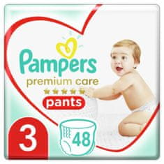 hlačne plenice Premium Care Pants 3 (6-11 kg) Midi 48 kosov