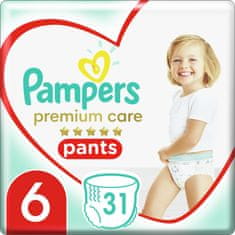 Pampers hlačne plenice Premium Care Pants 6 (15+ kg) Extra Large 31 kosov