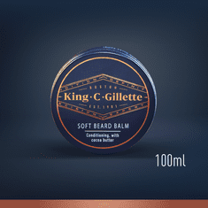 Gillette King C. moški balzam za mehko brado, 100 ml
