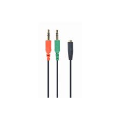 CABLEXPERT 3,5mm jack adapter na slušalke+mikrofon M 