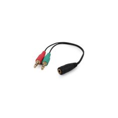 CABLEXPERT 3,5mm jack adapter na slušalke+mikrofon M 