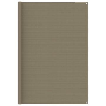 Vidaxl Preproga za šotor 250x550 cm taupe