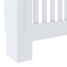 Greatstore Pokrov za radiator MDF bel 78 cm