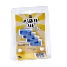 MagPaint Magneti pisarniški MODRI ᶲ37mm 4/1