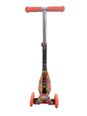 Tri kolesni skiro MAXI SCOOTER z lučkami v kolesih, BONBON, roza H-049-BOR