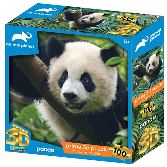National Geographic 3D sestavljanka panda, 100 kosov, 31 x 23 cm