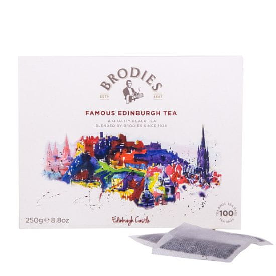Brodies Famous Edinburgh Tea črni čaj, 100× 2,5 g