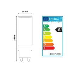 Avide LED žarnica - sijalka G9 4.5W 220V nevtralno bela 4000K