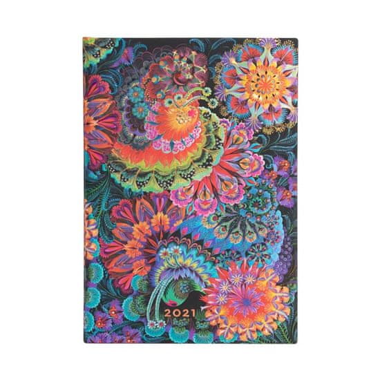 Paperblanks planer 2021, 12-mesečni, Midi, horizontalen, Moonlight