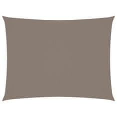 Greatstore Senčno jadro oksford blago pravokotno 2x3 m taupe