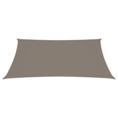 Greatstore Senčno jadro oksford blago pravokotno 2,5x3,5 m taupe