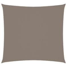 Vidaxl Senčno jadro oksford blago kvadratno 2,5x2,5 m taupe