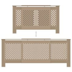 Greatstore Pokrov za radiator MDF 205 cm