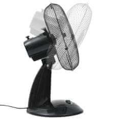 Vidaxl Namizni ventilator 3 hitrosti 30 cm 40 W črn