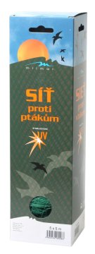 Zaščitna mreža proti pticam zelena 5x5m