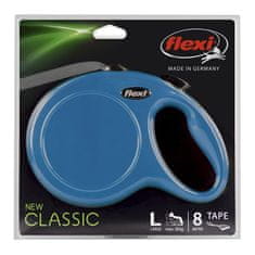 Kerbl Povodec FLEXI Classic New L pas 8m/50kg modri