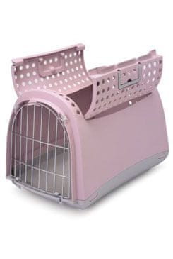 IMAC Prtljažnik za mačke in pse Cabrio Pink