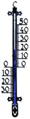 Zunanji termometer - Plastični črni (3101) - 27 cm