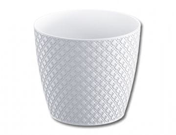 Prosperplast ORIENT plastični pokrov za cvetlične lončke d19x17cm, bel