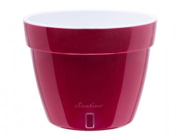 eoshop Pokrov za cvetlični lonec ASTI samozalivalna plastika sijoče d30cm 12l