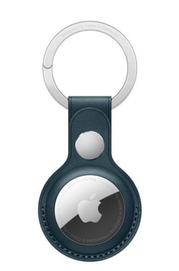 Apple AirTag Leather Key Ring obesek za ključe, Baltic Blue (MHJ23ZM/A) - Odprta embalaža