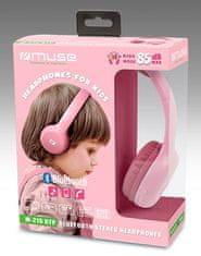Muse M-215 BTP brezžične slušalke, roza