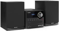 Sharp DAB+ Hi-Fi Micro System glasbeni stolp, črn (XL-B517D(BK))