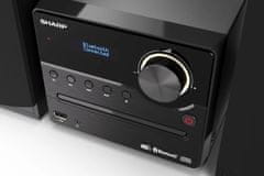 Sharp DAB+ Hi-Fi Micro System glasbeni stolp, črn (XL-B517D(BK))