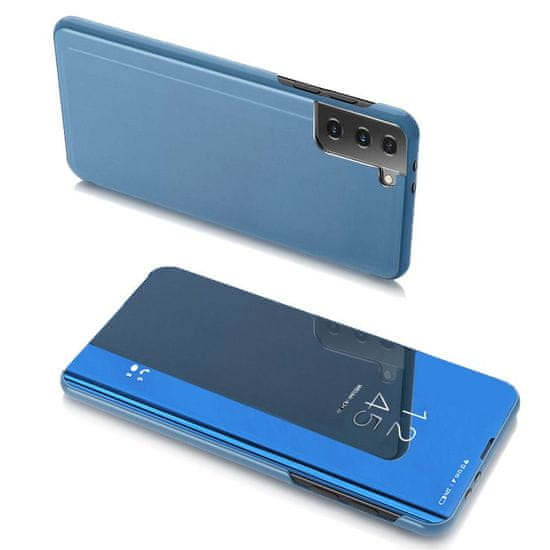 MG Clear View knjižni ovitek za Samsung Galaxy S21 Plus 5G, modro
