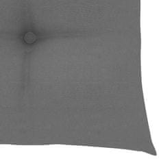 Vidaxl Blazine za stole 4 kosi sive 50x50x7 cm oxford tkanina