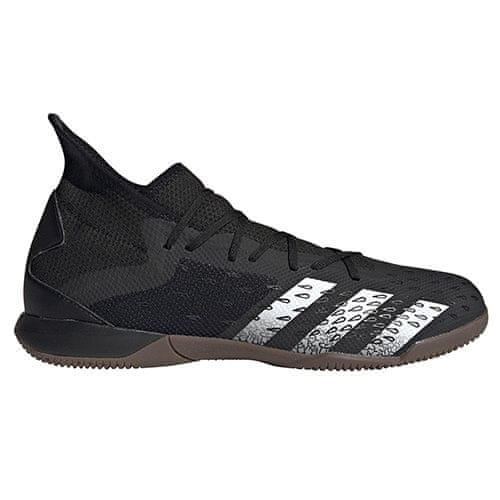 Adidas nogometni čevlji, PREDATOR FREAK .3 IN | FY1032 | CBLACK / FTWWHT / GUM5 | 44 EUR 2/3 | ZDA 10,5 | UK 10
