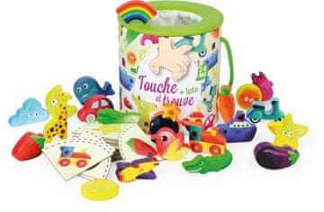 Vilac Lesena igra - Dotaknite se in poiščite