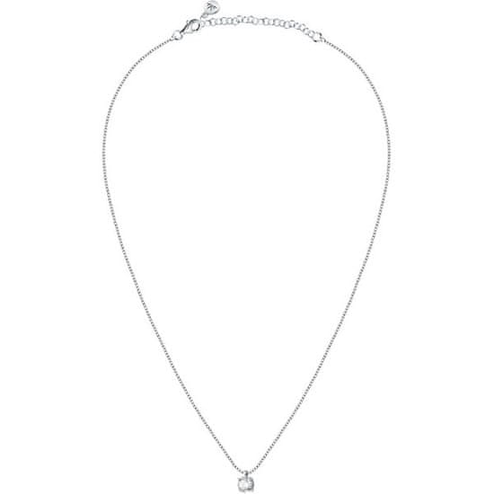 Morellato Bleščeča srebrna ogrlica s kristalom Tesori SAIW98