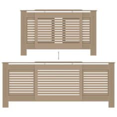 Greatstore Pokrov za radiator MDF 205 cm