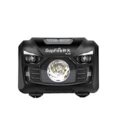 Superfire HL06 LED naglavna svetilka z brezkontaktnim stikalom 240lm, črna