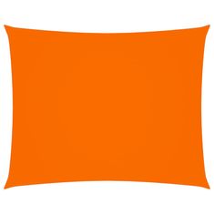 Vidaxl Senčno jadro oksford blago pravokotno 3x4 m oranžno