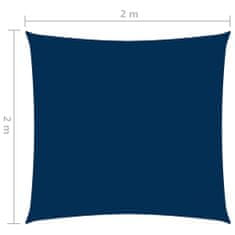 shumee Senčno jadro oksford blago kvadratno 2x2 m modro