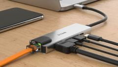 D-Link 5-v-1 razdelilnik z HDMI/Ethernet in napajanjem