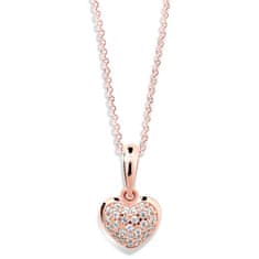 Cutie Jewellery Srčni obesek iz roza zlata Z6295-2383-40-10-X-4