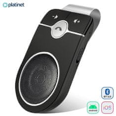 Platinet Platinet PHFSBT01 Bluetooth naprava za prostoročno telefoniranje, črna