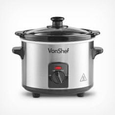 VonShef električni lonec za počasno kuhanje 6.5L