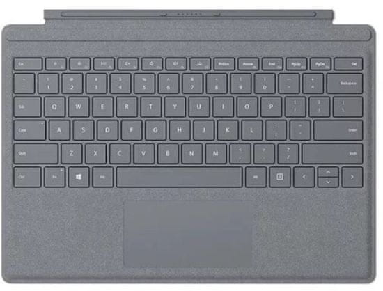 Microsoft Surface Pro Type Cover tipkovnica, oglena - Odprta embalaža