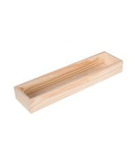 Čisté dřevo CleanWood Lesena škatla 43x11 cm