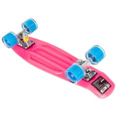 Enero Pennyboard 56 cm z LED kolesi, roza S-135