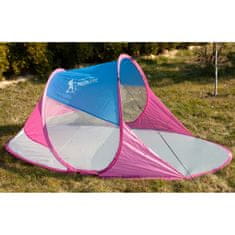 Samopostavljiv šotor PARAWAN za plažo, roza-moder T-248