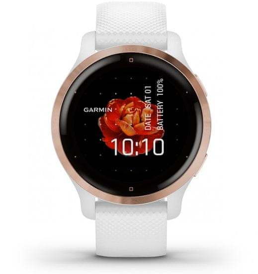 Garmin Venu 2S pametna ura, rožnato zlato (Rose Gold/White) - odprta embalaža